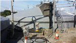 Anaerobic digestion tanks treated with foam and then 2 coats of silicone paint. Gallery Thumbnail