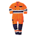 Portwest Hi-vis Nantes Orange/Navy coveralls EN20471 Class 3 Gallery Thumbnail