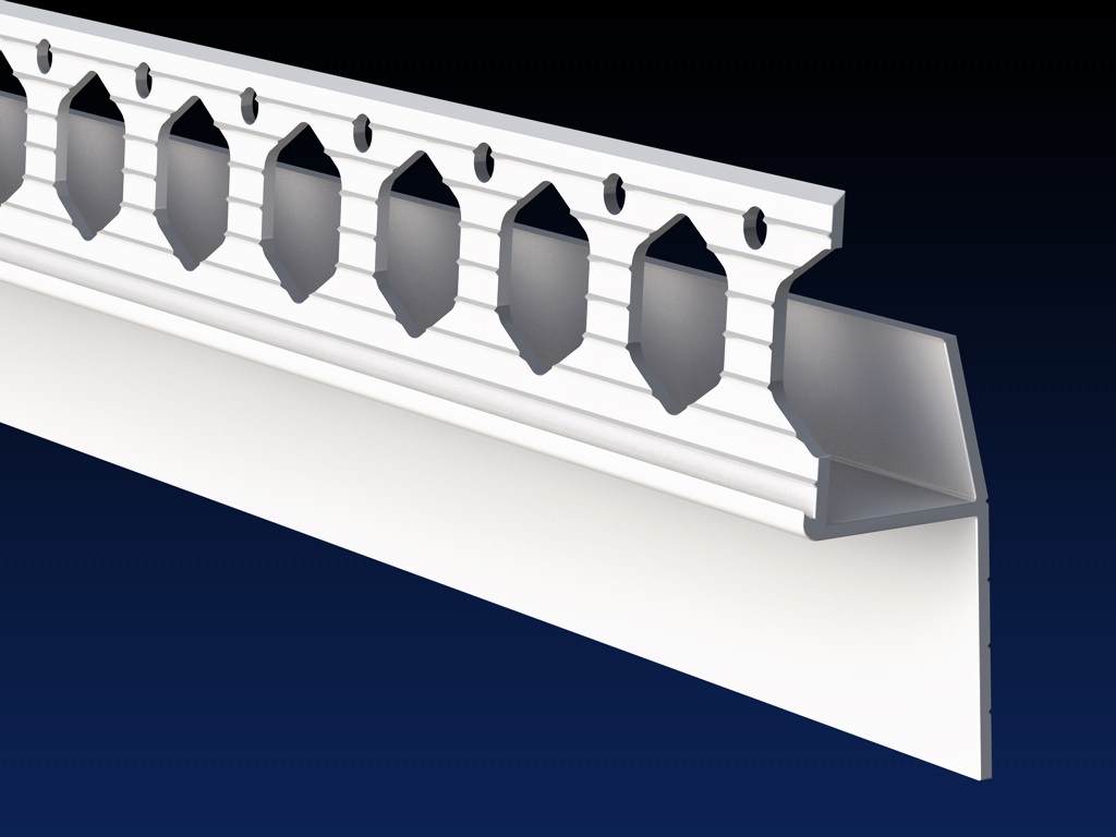 Renderplas PVC shadow gap - 'L' profile - SGL20 Gallery Image