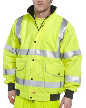 B Dri High Visibility Bomber Jacket Gallery Image