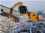 Waste PVC frames awaiting recycling by VEKA Recycling Gallery Thumbnail